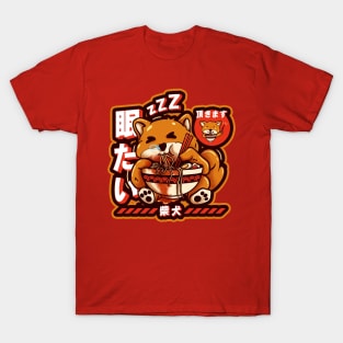 fox ramen Tattoo art T-Shirt